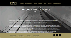 Desktop Screenshot of paradvogados.com.br