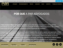 Tablet Screenshot of paradvogados.com.br